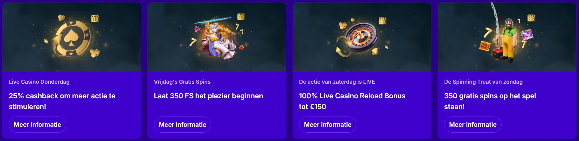 UpSpinz Casino promoties en speciale aanbiedingen